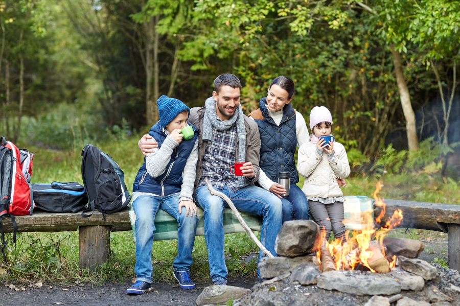 camping en famille