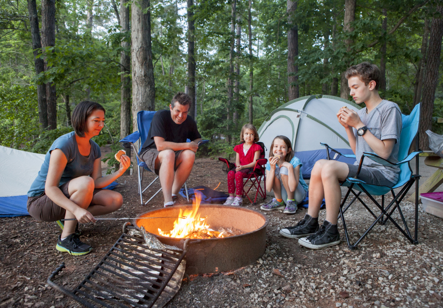 camping en famille